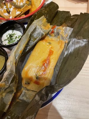 Tamal  at Gallo Santo in Barcelona