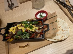 Fajitas  at Gallo Santo in Barcelona