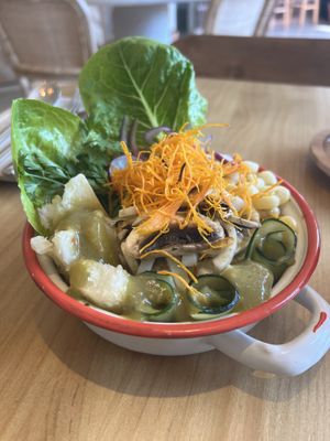 Young Coconut Ceviche  at Gallo Santo in Barcelona