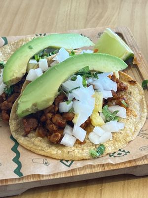 Vegan Tacos Al Pastor   at Gallo Santo in Barcelona