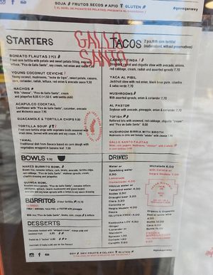  at Gallo Santo in Barcelona