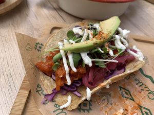 Carrot tinga  at Gallo Santo in Barcelona