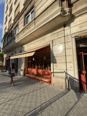 Outside  at Gallo Santo in Barcelona