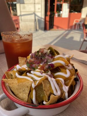 Nachos  at Gallo Santo in Barcelona