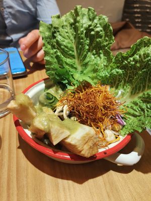 Ceviche de coco tierno at Gallo Santo in Barcelona