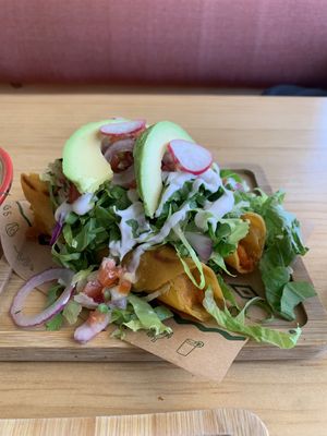 Flautas boniato  at Gallo Santo in Barcelona