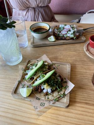 Birria and Al Pastor  at Gallo Santo in Barcelona