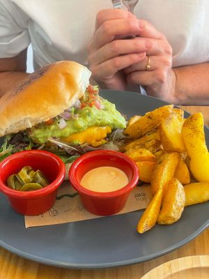 Beyond burger at Gallo Santo in Barcelona