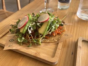 Tinga de zanahoria  at Gallo Santo in Barcelona