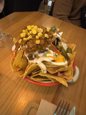 nachos  at Gallo Santo in Barcelona