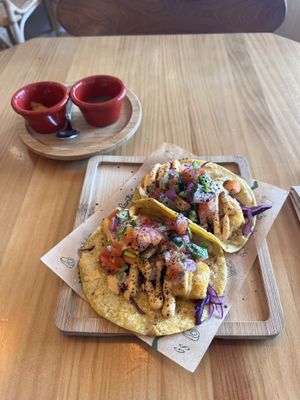 Tofish tacos  at Gallo Santo in Barcelona