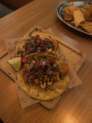 Taco tofish  at Gallo Santo in Barcelona