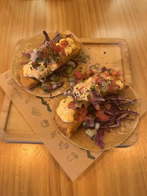 Tofish tacos   at Gallo Santo in Barcelona