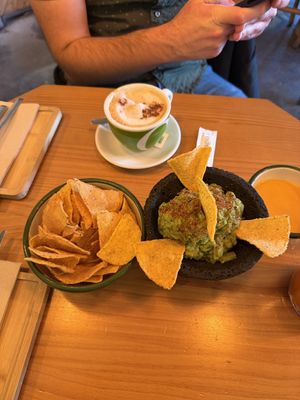 Chips and Queso, Guac  at Gallo Santo in Barcelona