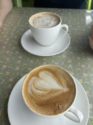 Soya milk lattes   at Bunty's Kitchen  in Pushkar