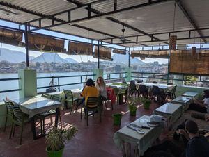 Rooftop at Bunty's Kitchen  in Pushkar
