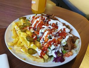 Soja Gyros Teller 🤤 at Festgebissen in Jena