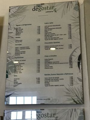 Menu  at Casa da Cerca in Almada