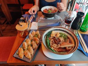 Vegan Gyozas & Ramen at All Saints in Zagreb