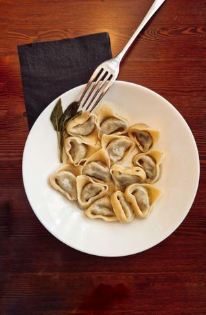 tortelloni at ZEM Bistro in Bologna