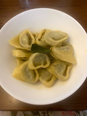 Tortelloni. at ZEM Bistro in Bologna