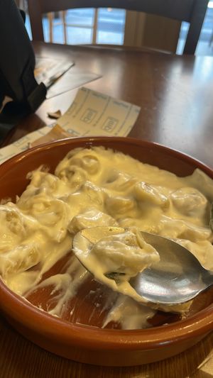 Their famous Tortellini at ZEM Bistro in Bologna
