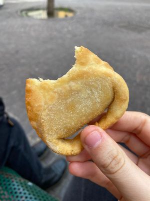 tortellone fritto at ZEM Bistro in Bologna