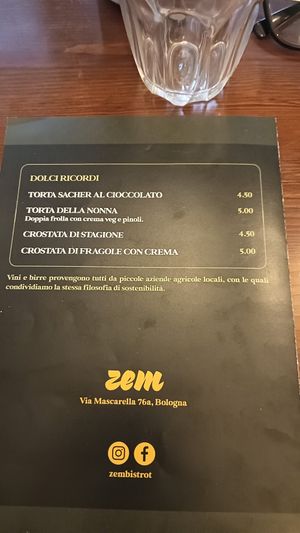 at ZEM Bistro in Bologna