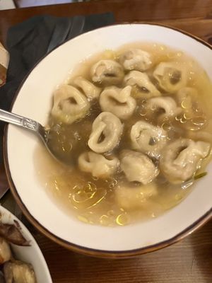 Tortellini al brodo  at ZEM Bistro in Bologna
