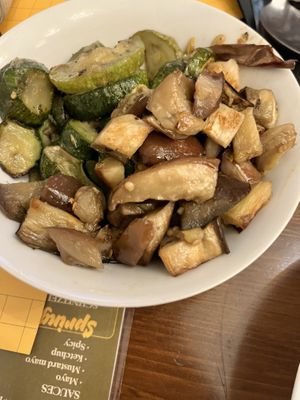 Mixed veggies 'from the garden’  at ZEM Bistro in Bologna