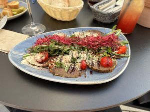 Carpaccio  at Life Deli in Frankfurt