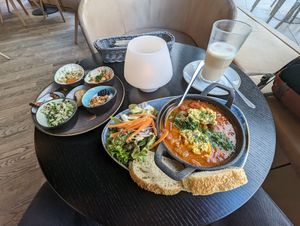 Shakshuka at Life Deli in Frankfurt