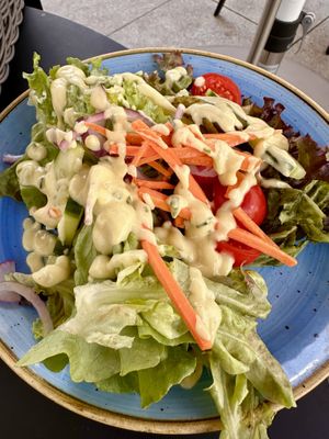 Side salad   at Life Deli in Frankfurt