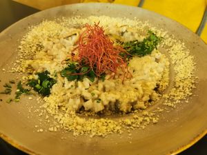 Risotto at Life Deli in Frankfurt