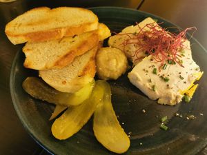 Joie gras at Life Deli in Frankfurt