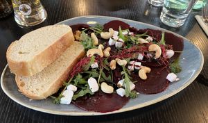 BEET CARPACCIO  at Life Deli in Frankfurt