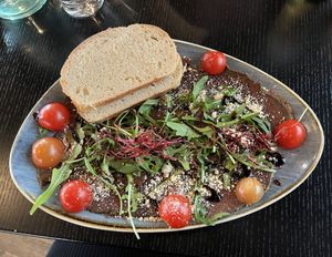 ROAST "BEEF" CARPACCIO  at Life Deli in Frankfurt
