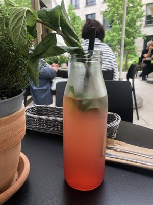 Homemade lima nade  at Life Deli in Frankfurt