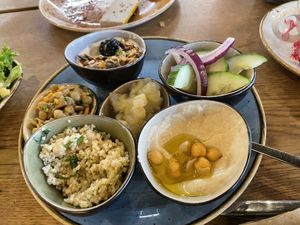 Salads  at Life Deli in Frankfurt