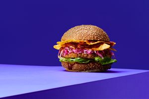 TLC BBQ Bae Burger at Taste Like Chicken TLC in Amsterdam