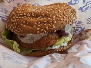 Awesome truffle burger at Taste Like Chicken TLC in Amsterdam