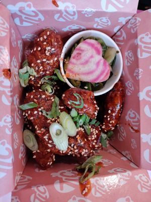 Yummy Korean chikin at Taste Like Chicken TLC in Amsterdam