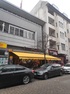 From outside at goldies Smash Burger in Berlin