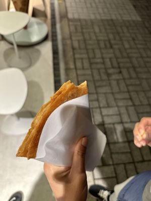 Cinnamon sugar crepe. Very goodd  at Tutto in Tokyo