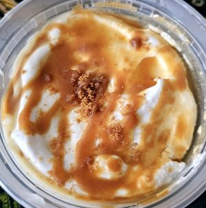 Banana pudding at Raydiant Vybes in Alameda