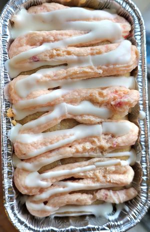 Strawberry loaf at Raydiant Vybes in Alameda