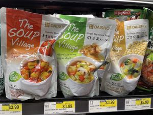 vegan soup broths!   at H Mart in San Diego