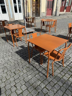 Outdoor seating   at Outra Espécie  in Porto