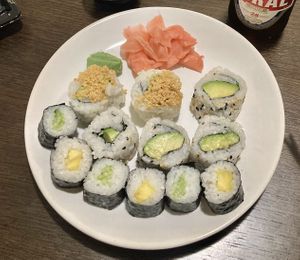 With wasabi and ginger  at Noodle King in Funchal