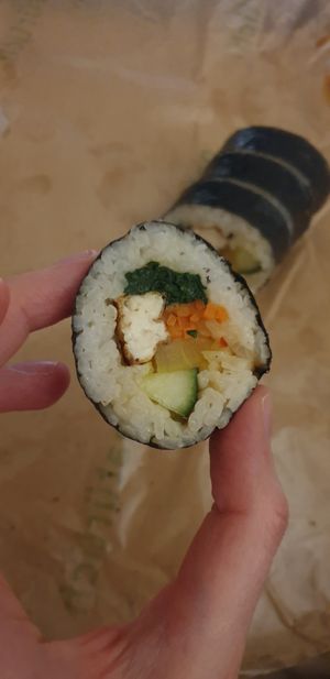 Tofu Gimbab at Seoulbap - Korean Food in Kiel